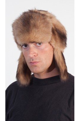 Polecat fur hat - Russian Style